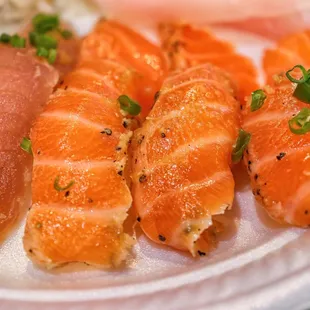 a plate of sushi