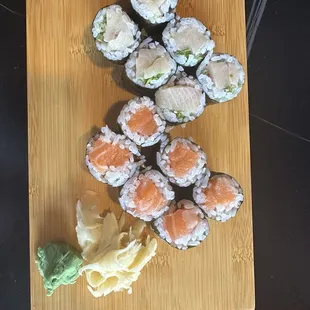 Salmon Roll &amp; Yellowtail Roll