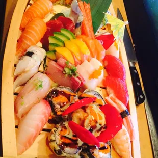 food, sushi, sushi and sashimi, sashimi