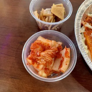 complimentary banchan