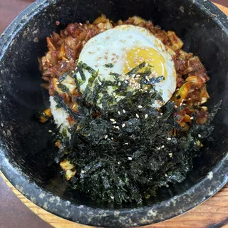 Spicy Pork Hot Stone Pot