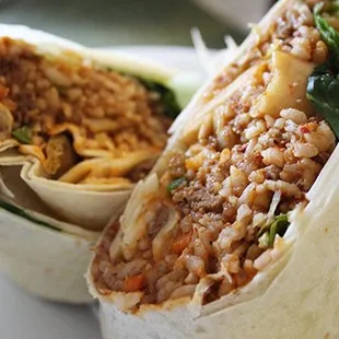 Kimchi rice wrap