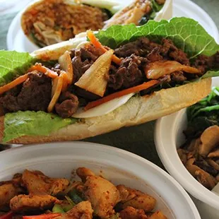 Kimchi bulgogi hoagie