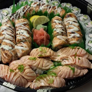 sushi and sashimi, food, sashimi, sushi