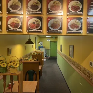 Menu wall