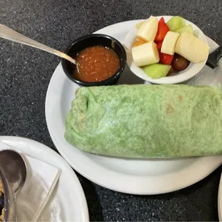 Spinach Egg White Wrap