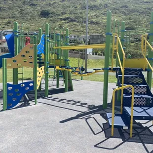 New playground equipment