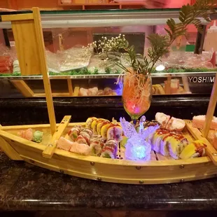sushi and sashimi