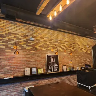 a brick wall
