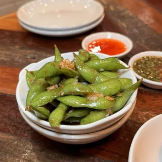 Garlic Edamame