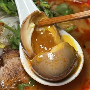 SPICY JIRO RAMEN with BOILED EGG