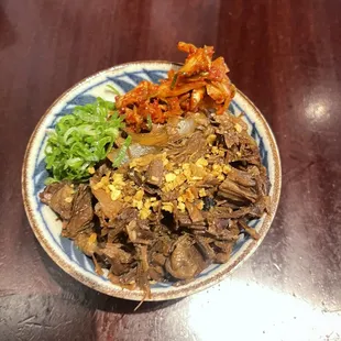 Beef bowl combo