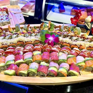 Sushi boat. Beautiful