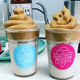 How delicious do these whipped coffees look?!?