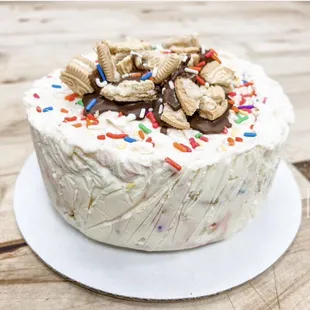 Birthday Cake Oreo Ice Cream Cake