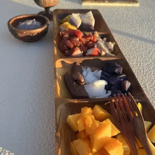 Their snack tray is made of little bits of heaven