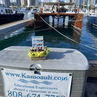 Uber driver needs to look for this to find the boat