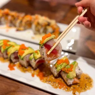 sushi and sashimi, sashimi, food, sushi