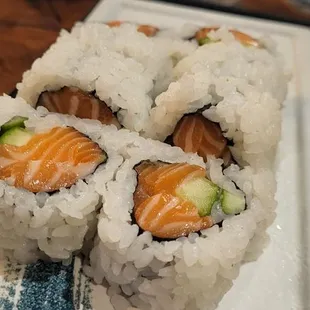 Salmon roll.