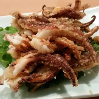 Fried Squid Leg Salad