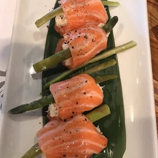 P2. Salmon Blue Crab Sashimi