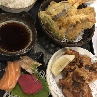 Bento Combination with 3 Items Lunch