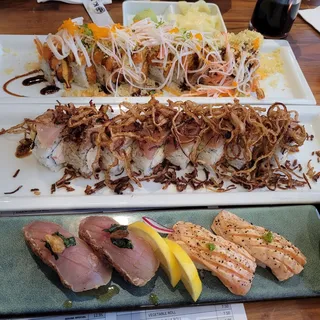 Salmon with Lime Pepper Sushi