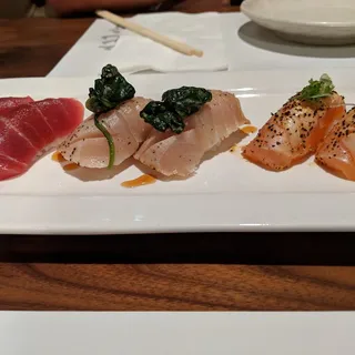 Albacore with Spinach Sushi