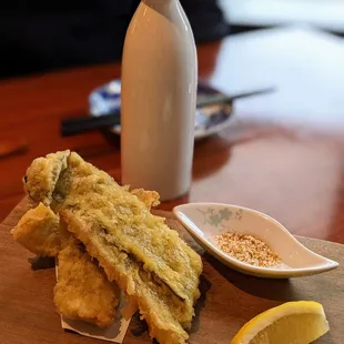 Anago tempura (eel)