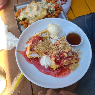 Strawberry Cheesecake Waffle