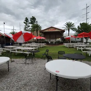 Huge back area