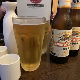 Cold sake &amp; Kiran