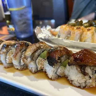 Monterey Roll And Golden Gate Roll in the back