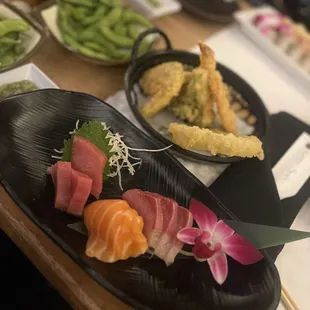 sashimi, sushi, food, sushi and sashimi