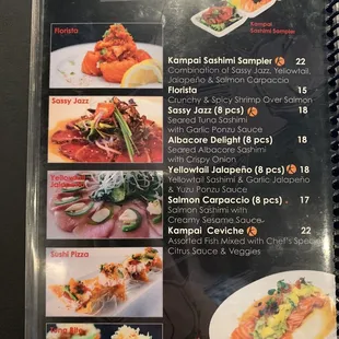 Menu as of 6.11.22