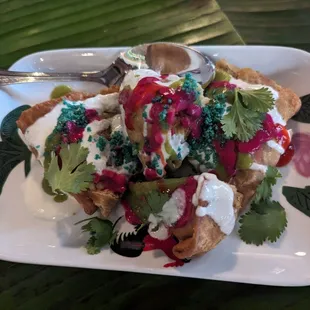Chef Reuby at Kampar samosa chaat