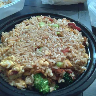 Bacon broccoli fried rice was alright