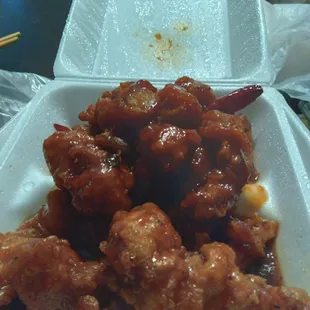 General&apos;s chicken was an average