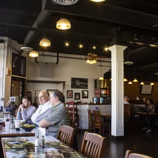 It's never too noisy in our spacious dining areas