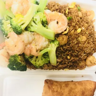 A5 Shrimp Broccoli Special in white sauce