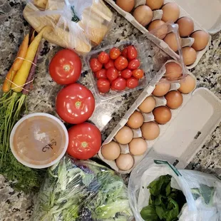 Our bi-weekly full basket.