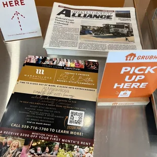 They have Community Alliance newspapers {love}