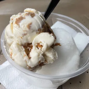 Biscoff Ice Cream + Horchata Italian Ice