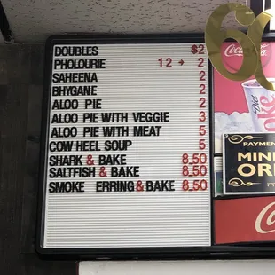 Kam&apos;s Roti Shop Menu