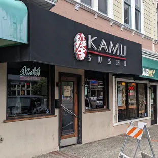 Outside of the restaurant