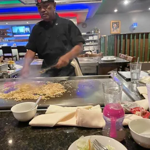 Hibachi show