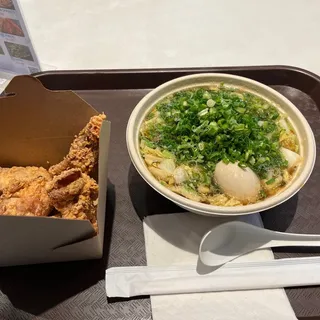 Seasoned Egg and Scallions Ramen