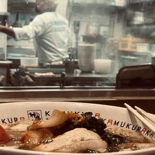 Chives and Kimchi Ramen