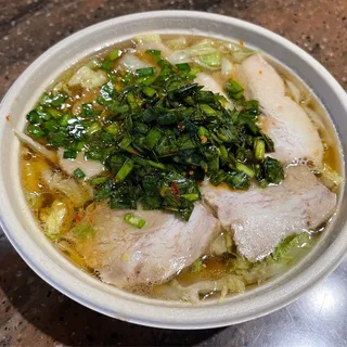 Roasted Pork and Chives Ramen