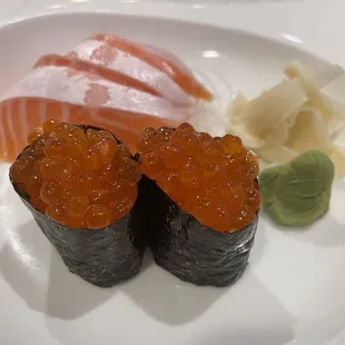 Salmon and salmon roe